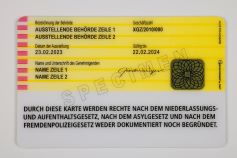 Identit&auml;tskarte f&uuml;r Fremde